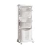 Lauft 3 Layer Laundry Basket Bathroom Multi-layer Clothes Storage Hamper