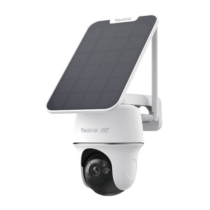 Reolink Argus PT Ultra+Solar Panel 4K Solar Security Cameras Wireless Outdoor 360° Pan Tilt Auto-Tracking