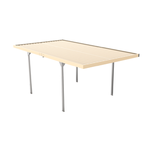 Absco Structures 3.0 x 5.5 x 2.37m Classic Cream Single Skillion Carport