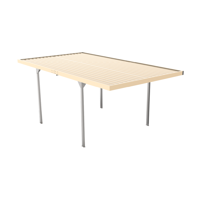 Absco Structures 3.0 x 5.5 x 2.37m Classic Cream Single Skillion Carport