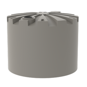 Melro Tanks 50000L Round Poly Water Tank - Birch Grey