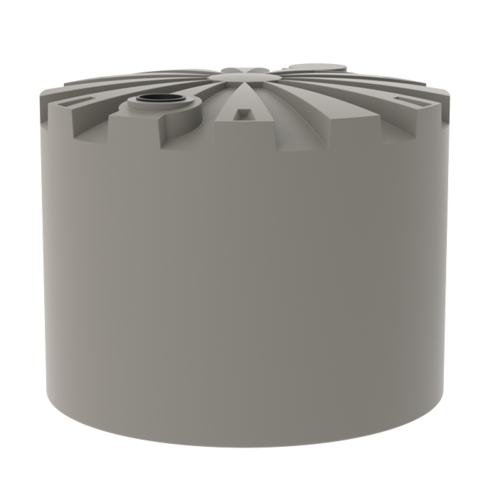 Melro Tanks 50000L Round Poly Water Tank - Birch Grey