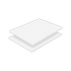 Lugna White Adjustable Cabinet Shelf - To Suit 600 x 580mm - 2 Pack - White 600mm