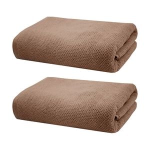2PK Bambury Angove 600gsm Soft Absorbent Cotton Bath Sheet 80x160cm Pink