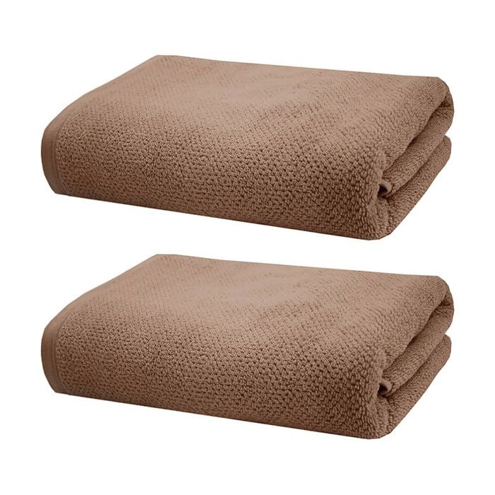 2PK Bambury Angove 600gsm Soft Absorbent Cotton Bath Sheet 80x160cm Pink
