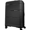 Pierre Cardin Normandy Large 123l Hard Shell Case Suitcase Travel Luggage Black