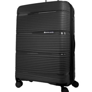 Pierre Cardin Normandy Large 123l Hard Shell Case Suitcase Travel Luggage Black