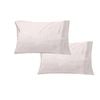 600TC Pair of Solid Color Standard Pillowcases Taupe