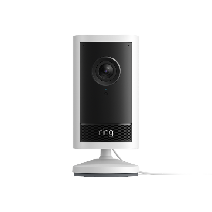 Ring Outdoor Camera 4K Pro Plug In Security Camera White