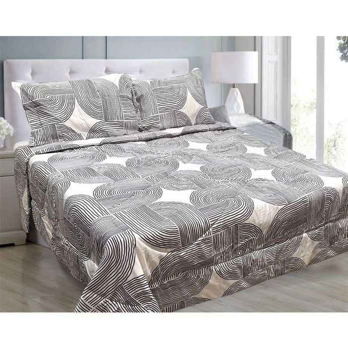 Hotel Living 3 Pce Light Weight Comforter Set Queen Oscar Curves