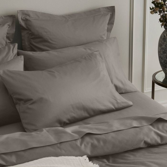 Bedding Co. Pillow Case Set 1200TC Egyptian Cotton Simply Taupe European