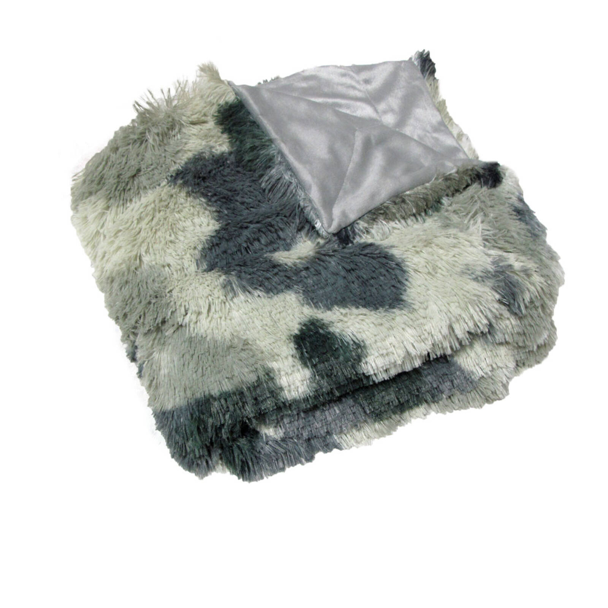 Bloomington Finley Multi Colour Collection Shaggy Throw Rug 127 x 152cm ...