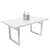 Dallas 150cm Lounge Dining Table - White