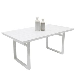 Dallas 150cm Lounge Dining Table - White