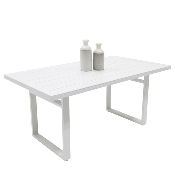 Dallas 150cm Lounge Dining Table - White