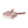 Neoflam Pippi 21cm pan with stand alon lid Induction ready Peach