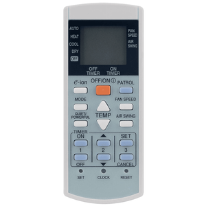 SupRShield Panasonic CU-E7HKR Air Conditioner Remote Control