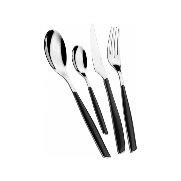 Bugatti Glamour 24pc Cutlery Set - Black Piano