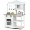 Costway Kids Kitchen Play Toy Wood Pretend Cooking Set