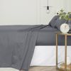 Bedding Co. Sheet Set 1200TC Egyptian Cotton Charcoal Grey Single