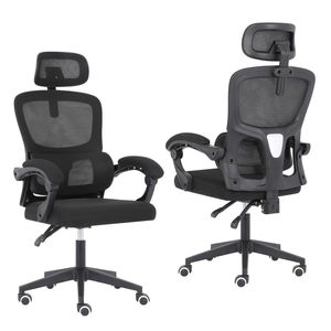Office Chair Ergonomic Reclining VELTRA - BLACK - VELTRA | Black | Mesh,PP