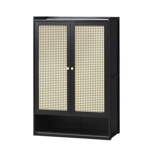 Oikiture Shoe Storage Cabinet 6-Tier Shoes Rack Organiser Shelf Black