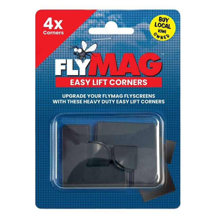 FLYMAG Easy Lift Corners For Magnetic Insect Screens (4 Pack)