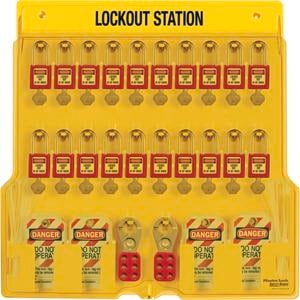 Master Lock 20 Padlock And Accessories Lockout Station