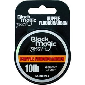 Black Magic Supple Fluorocarbon Fishing Tippet Leader 10lb