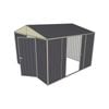 Build-a-Shed 3.0 x 3.0 x 2.3m Gable Double Sliding Side Door Shed - Grey