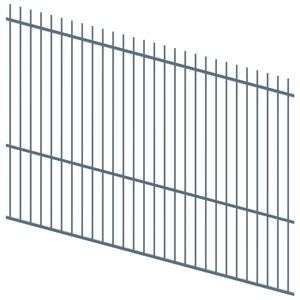 ProtectorAl 1201 - 2400 x 1800mm Deep Ocean Raked 16-30º Picket Top Pool Fence Panel