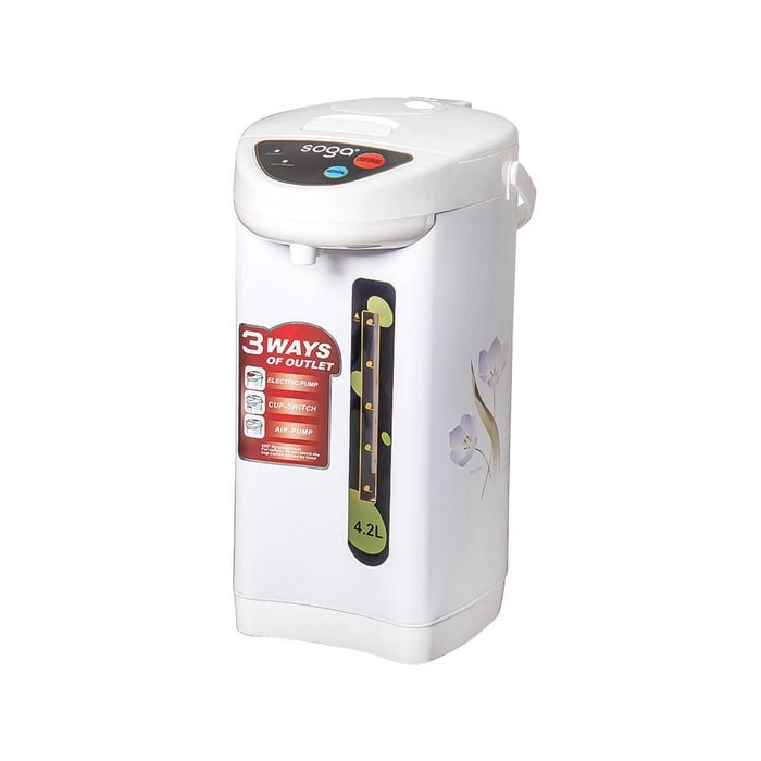 SOGA 4.2L White Electric Kettle Water Boiler 3 Dispensing Modes Keep Warm