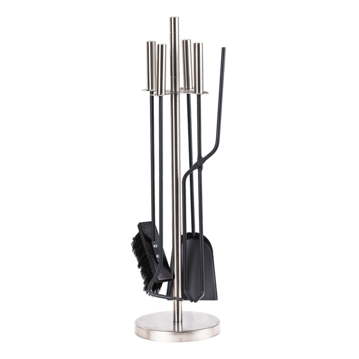 Jumbuck 17.5 x 65cm 4 Piece Stainless Steel & Grey Powder Coated Steel Tool Set