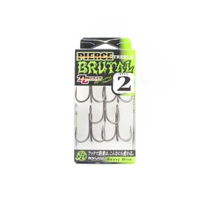 Ryugi Pierce HPB074 Pierce Treble Brutal Heavy Duty Fishing Hook 2