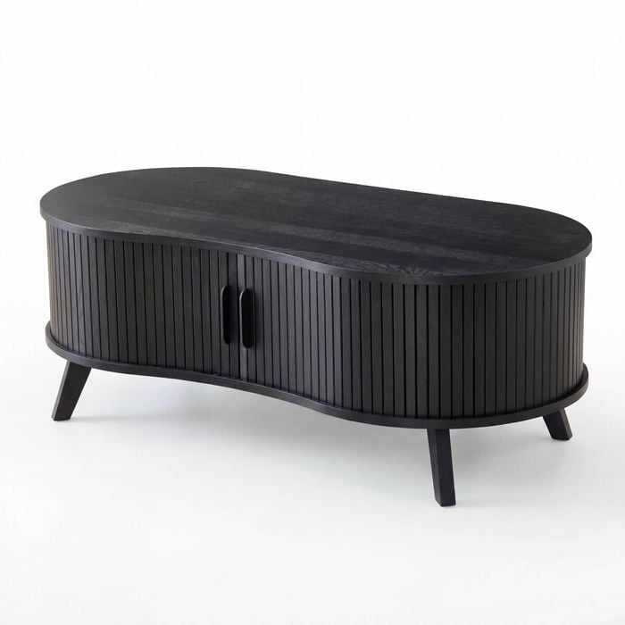 Elbasan 120cm Coffee Table Black