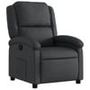 vidaXL Recliner Chair Reclining Chair Armchair Single Sofa Black Faux Leather