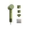 Laifen Air Pro High Speed Hair Dryer 115000 RPM Green with 3 Styling Nozzles