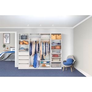 Walk In His and Hers Wardrobe