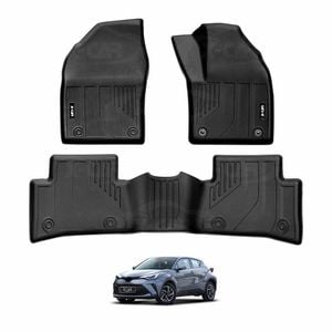 3D Floor Mats for Toyota C-HR CHR 2016-2023 Heavy Duty All Weather Car Mats Carpet Liner Set