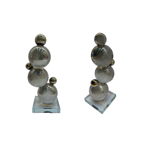 Elegant Collections 28cm Chrome Ball Decorative Sculpture