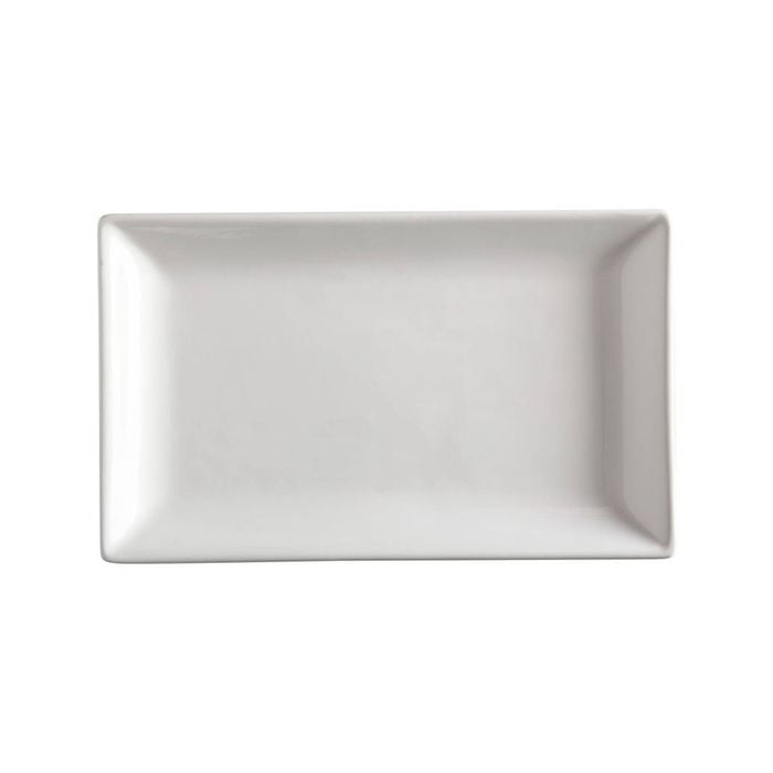 Maxwell & Williams Banquet 39cm Ceramic Rectangular Platter - White