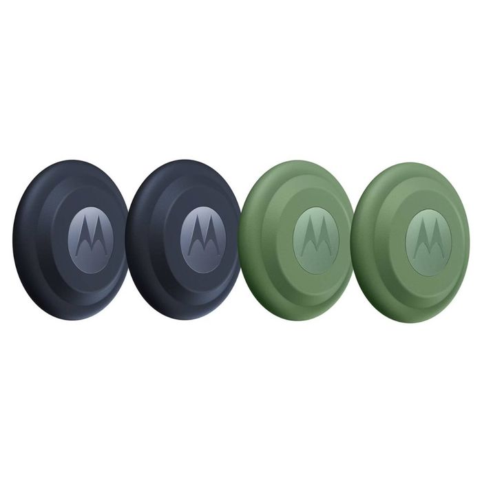 Motorola Moto Tag 4-Pack Bluetooth Tracker PG38C06066 - Blue/Green