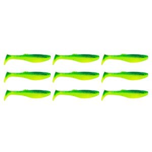 3x 3PK 5.5In Rapala Crush City Heavy Plastic Paddle Tail Lures -Budgie SL Flake