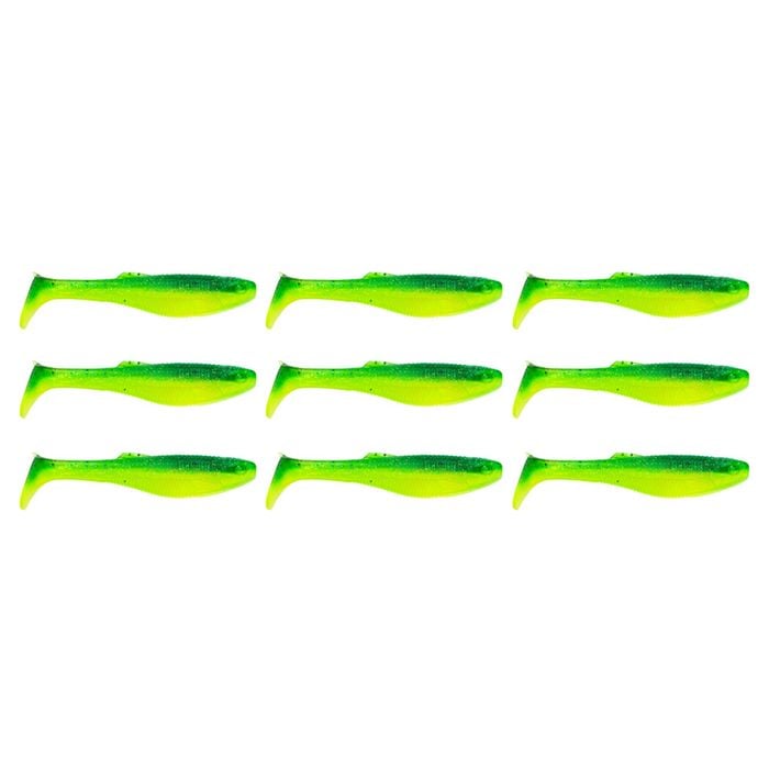 3x 3PK 5.5In Rapala Crush City Heavy Plastic Paddle Tail Lures -Budgie SL Flake