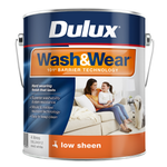 Dulux 4L Vivid White Low Sheen Wash&Wear Interior Paint