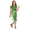 Poison Ivy Deluxe Green Leafy Halloween Costume Outfit for Girls, 6-8-YRS