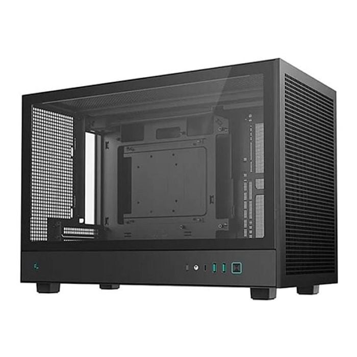 Deepcool Ch260 Tempered Glass Micro-atx Computer Case - Black [r-ch260-bkngm0-g-1]
