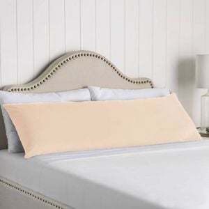 Artex 100% Cotton Body Pillowcase Mia Collection Ivory