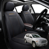 Car Seat Cover for Jeep Compass 2006 - 2017 (MK49) - Black-Front Only