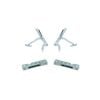 X2 Oem Oven Door Hinges Assembly With Supports 00627315kit, Suits Bosch